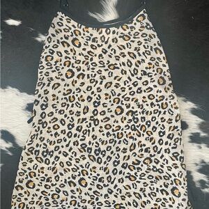 Leopard Print Swim Cover Up